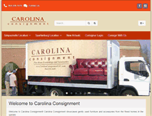 Tablet Screenshot of carolinaconsignmentllc.com